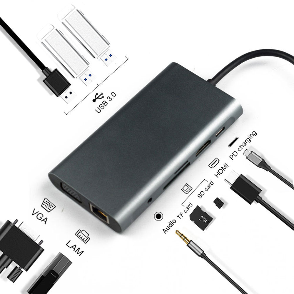 USB Type C adapter hub