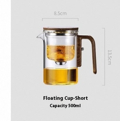 Separation Filtration Glass Tea Pot