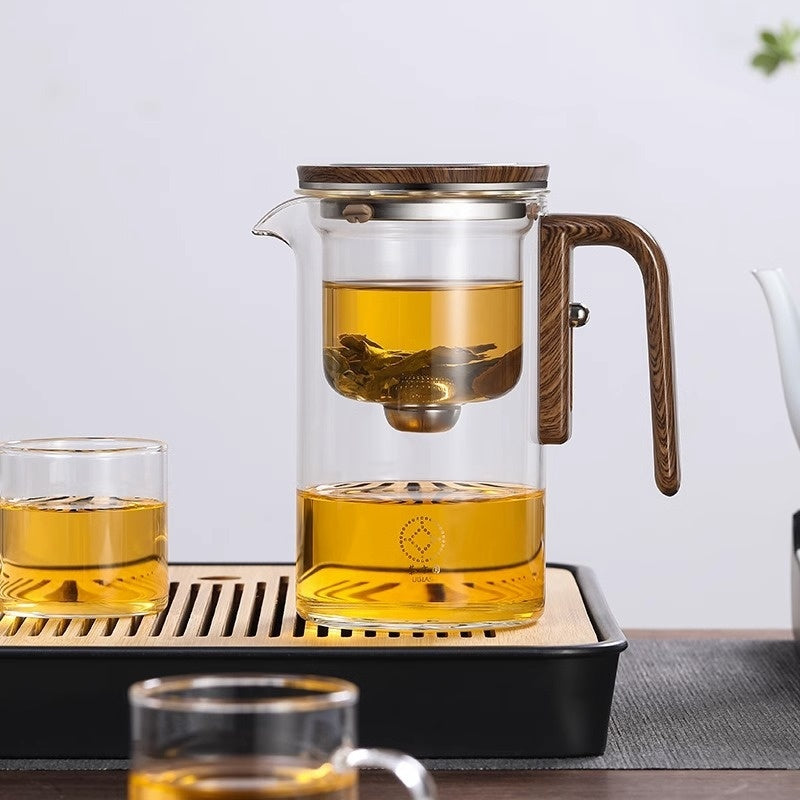 Separation Filtration Glass Tea Pot