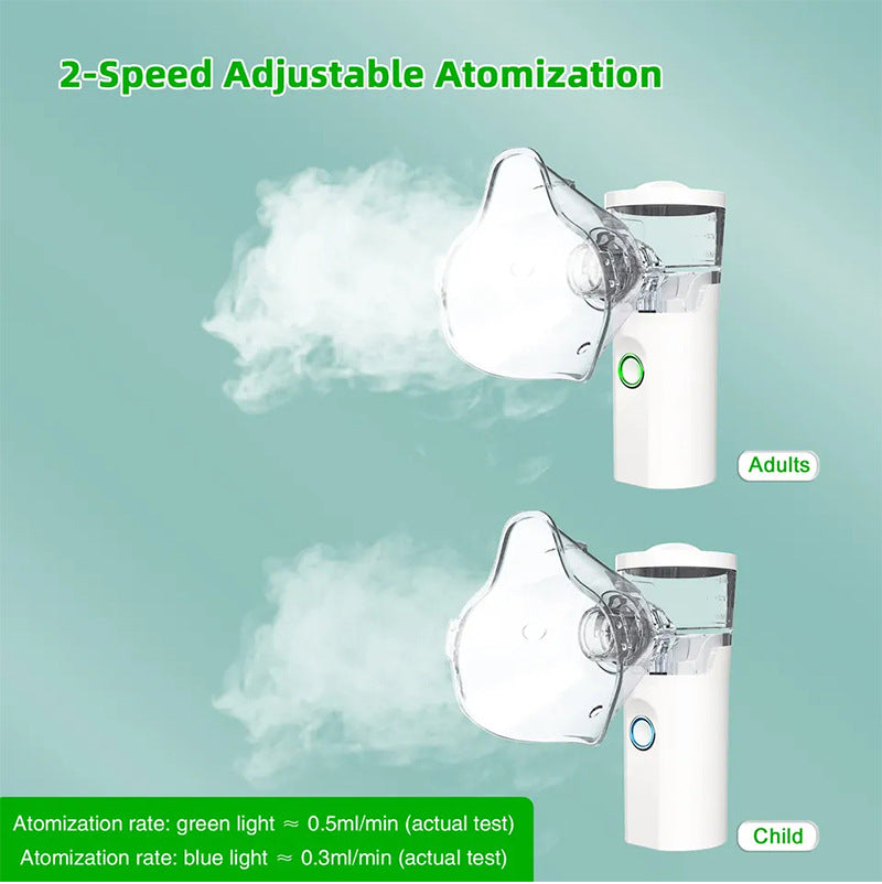 Ultrasonic Rechargeable Handheld Portable Mesh Nebulizer