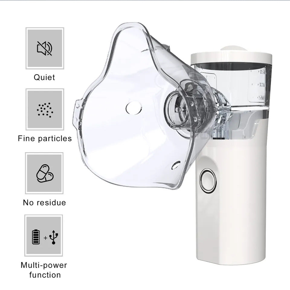 Ultrasonic Rechargeable Handheld Portable Mesh Nebulizer