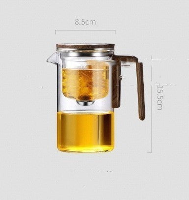 Separation Filtration Glass Tea Pot